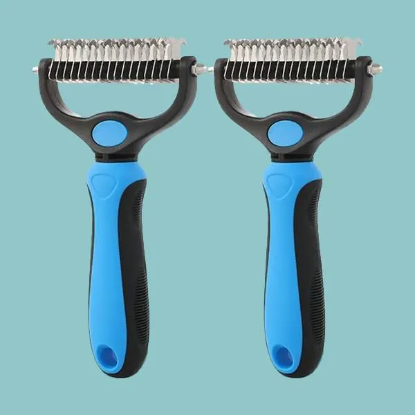 ✨Double Sided Hurtless Shedding and Dematting Undercoat Rake Comb for Dogs and Cats🐱🐶 - Image 13