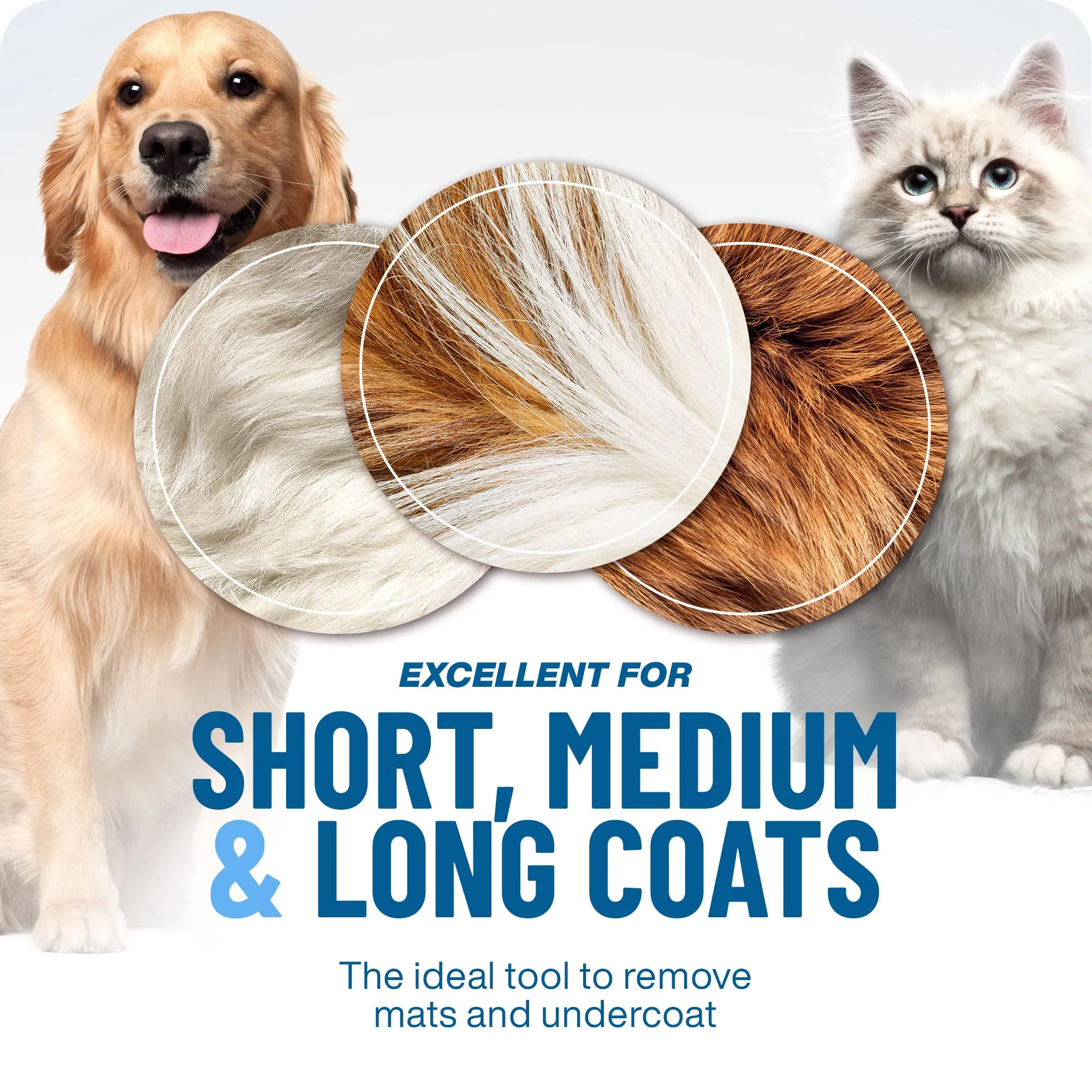 🐾 Professional Deshedding Tool for Dogs & Cats – Gentle, Efficient & Fur-Free Home ✨💖 - Image 8