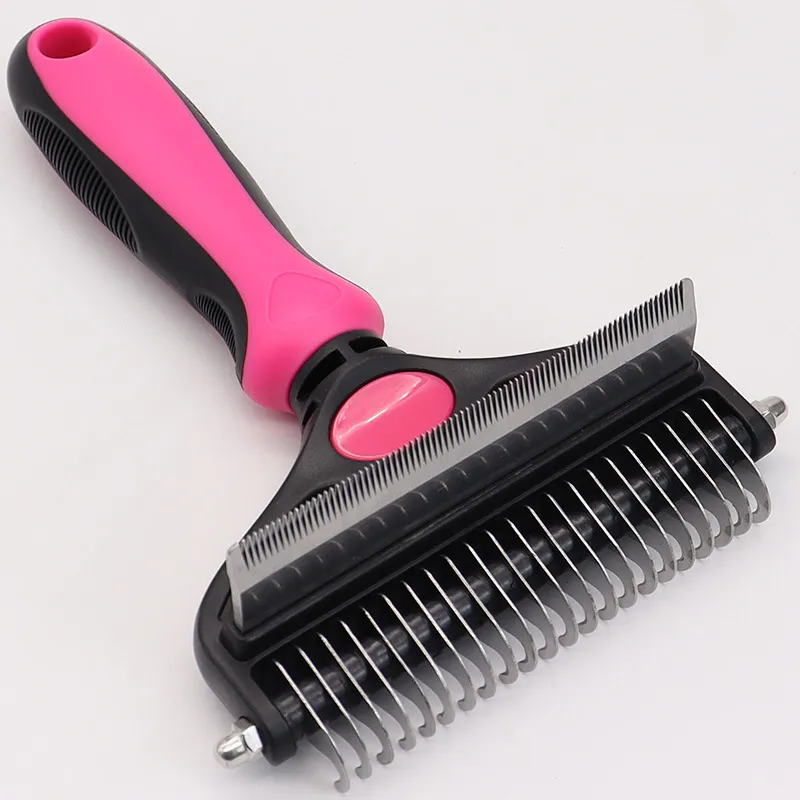 🐾 Professional Deshedding Tool for Dogs & Cats – Gentle, Efficient & Fur-Free Home ✨💖 - Image 3