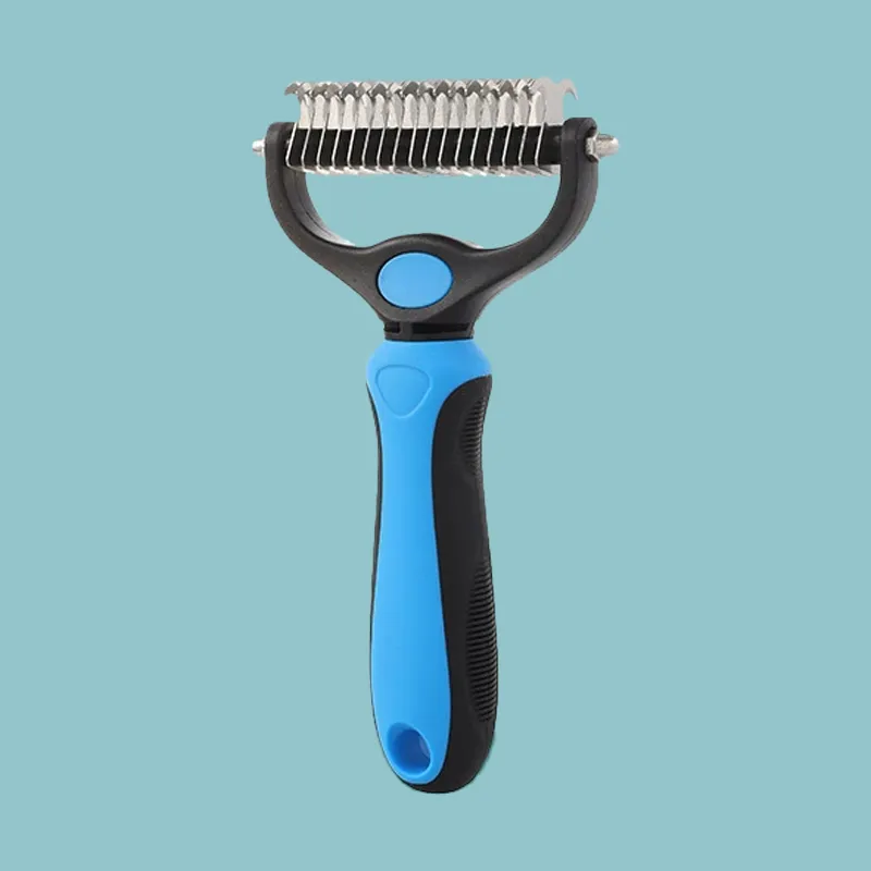 ✨Double Sided Hurtless Shedding and Dematting Undercoat Rake Comb for Dogs and Cats🐱🐶 - Image 10