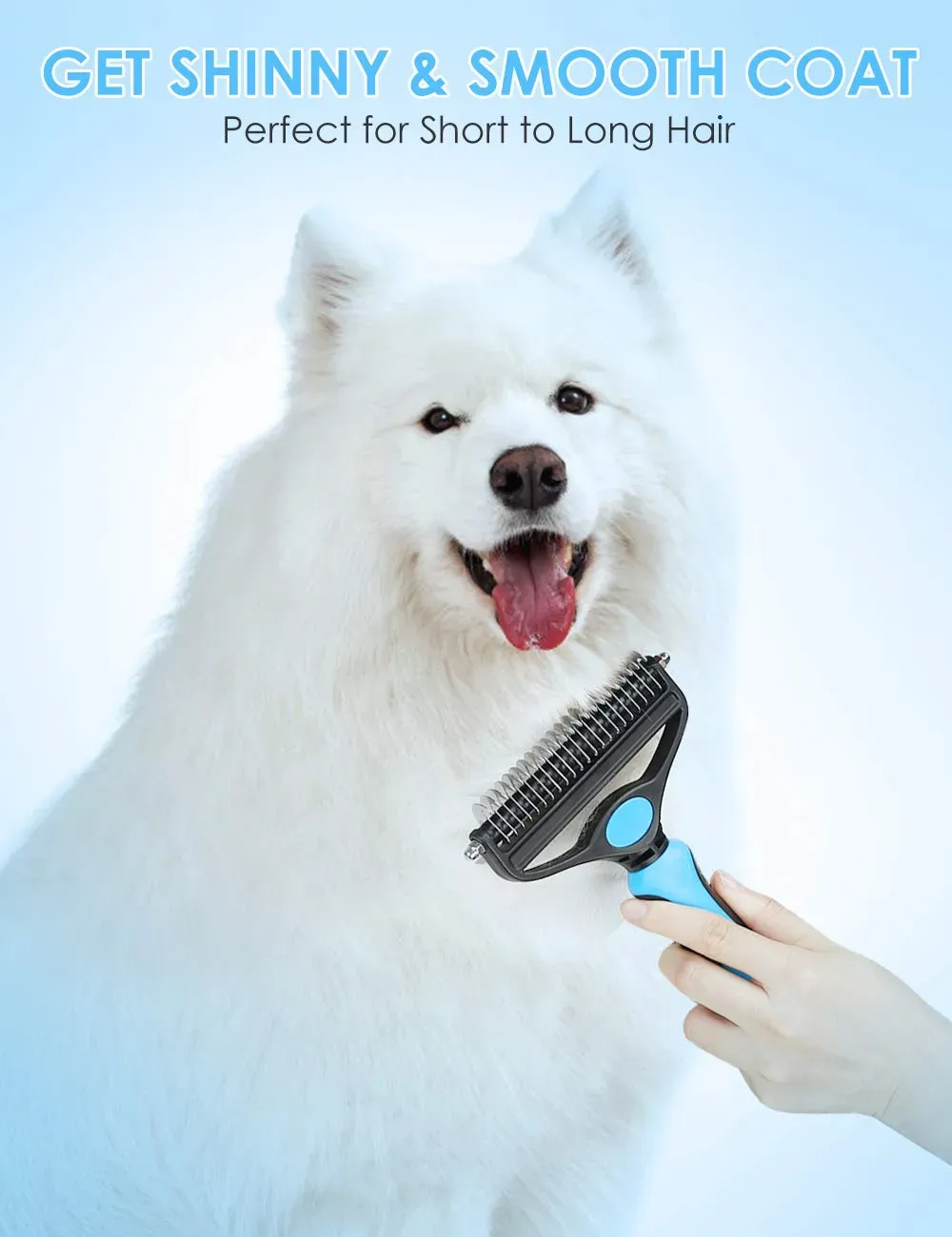 🐾 Professional Deshedding Tool for Dogs & Cats – Gentle, Efficient & Fur-Free Home ✨💖 - Image 15