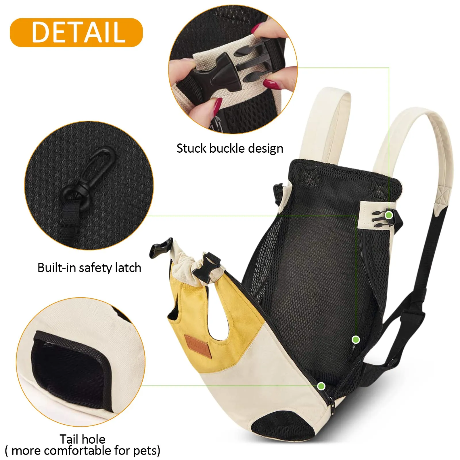 Portable Backpack for Dogs and Cats Traveling Out - Image 5