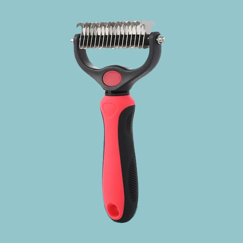 ✨Double Sided Hurtless Shedding and Dematting Undercoat Rake Comb for Dogs and Cats🐱🐶 - Image 11