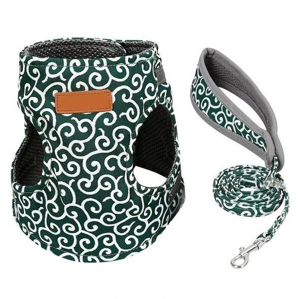 🔥Cat Dogs Vest Harness and Leash Anti-break Away Chest Strap Cat Clothes👍 - Image 4
