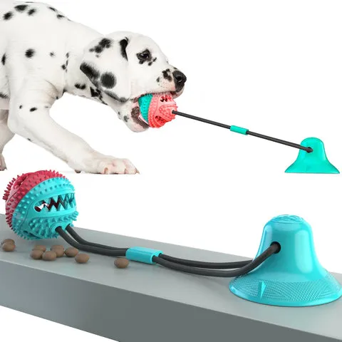 ❤️ Dog Chew Toy Suction Cup Teeth Cleaner