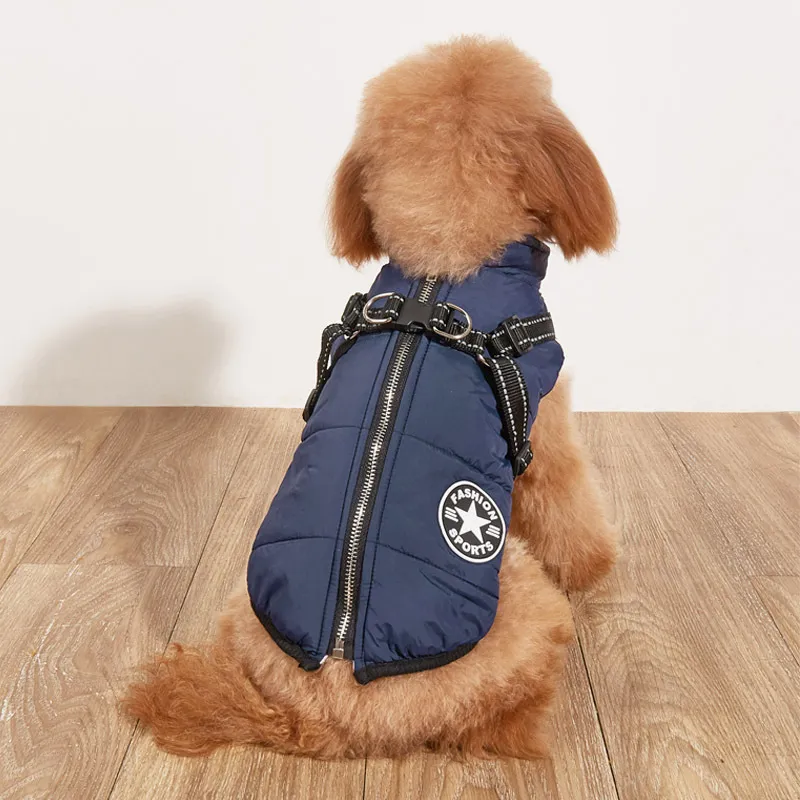 🎅Waterproof Winter Dog Jacket with Built-in Harness - Image 22