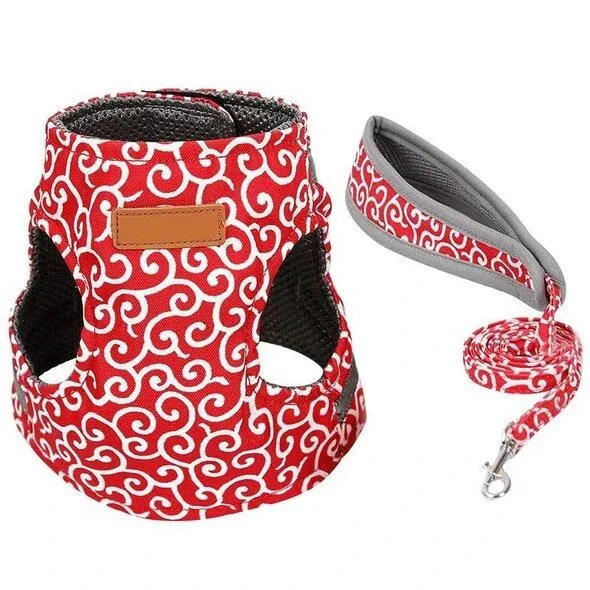 🔥Cat Dogs Vest Harness and Leash Anti-break Away Chest Strap Cat Clothes👍 - Image 5