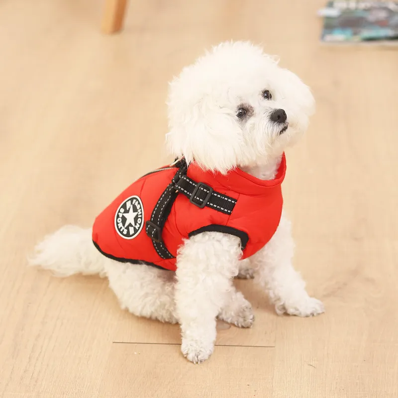 🎅Waterproof Winter Dog Jacket with Built-in Harness - Image 19
