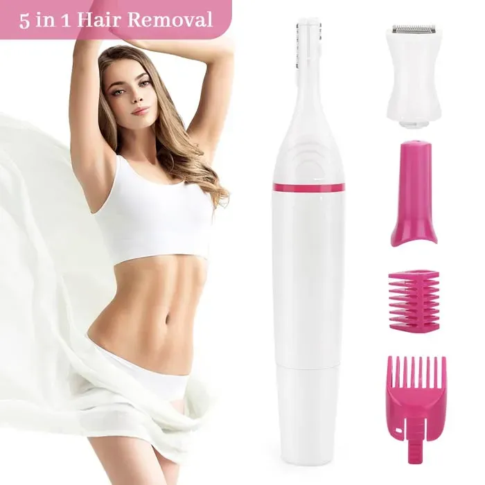 5 In 1 Women Hair Removal Shaver Female Electric6