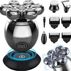 7D Floating Rechargeable Mens Shaver（Wet Dry Cordless ）