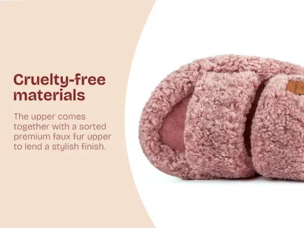 EverFoams Women's Fuzzy Open-Toe Slippers – Stylish Classic Slides with Soft Memory Foam, Non-Slip Rubber Sole, Perfect Cozy Footwear ,Girl Fur Flipflop Walking Shoes Fluffy Modern Sleeper Slip On Clog, Gifts for Mom, summervibes, Mother's Day Gift