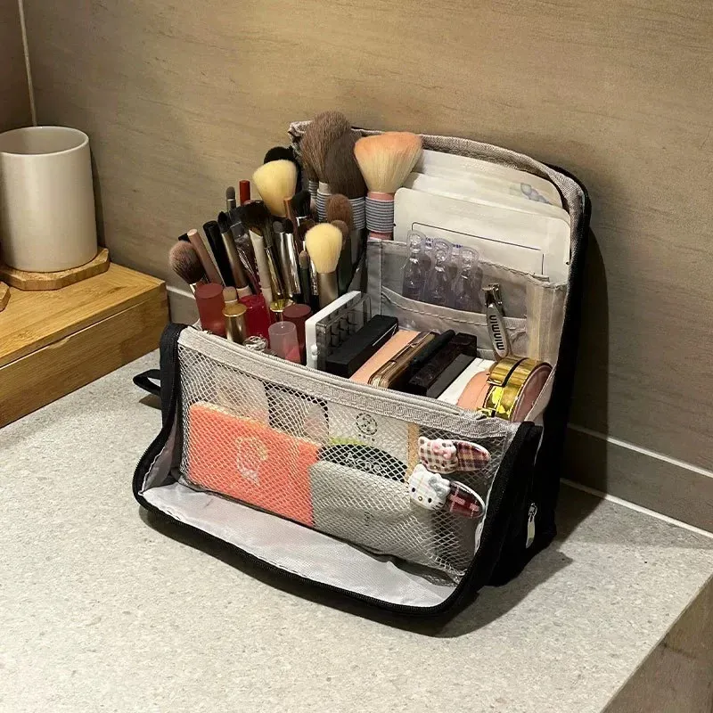 Standing Makeup Bag – Portable, Large Capacity - Image 3