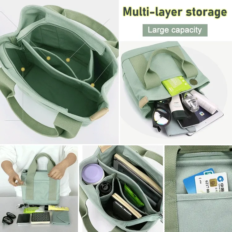 Large capacity multi-pocket handbag - Image 3