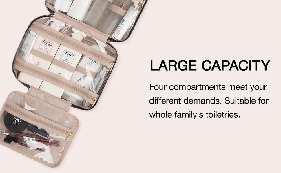 BAGSMART Travel Toiletry Bag