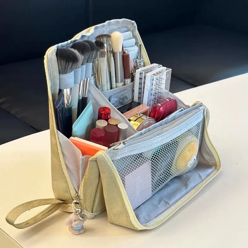 Standing Makeup Bag – Portable, Large Capacity - Image 4