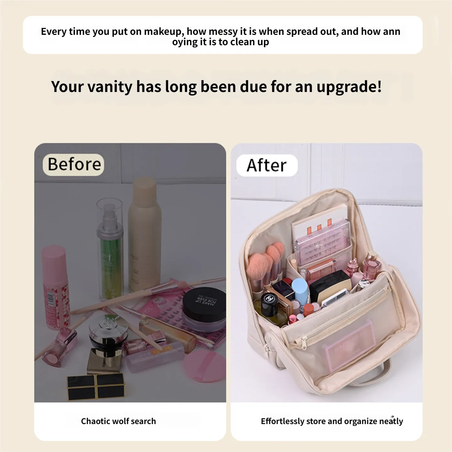 Large-Capacity Portable Stand-Up Storage Bag - Image 4