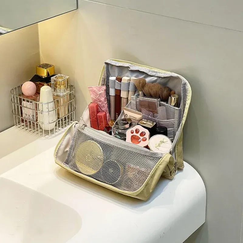 Standing Makeup Bag – Portable, Large Capacity - Image 5