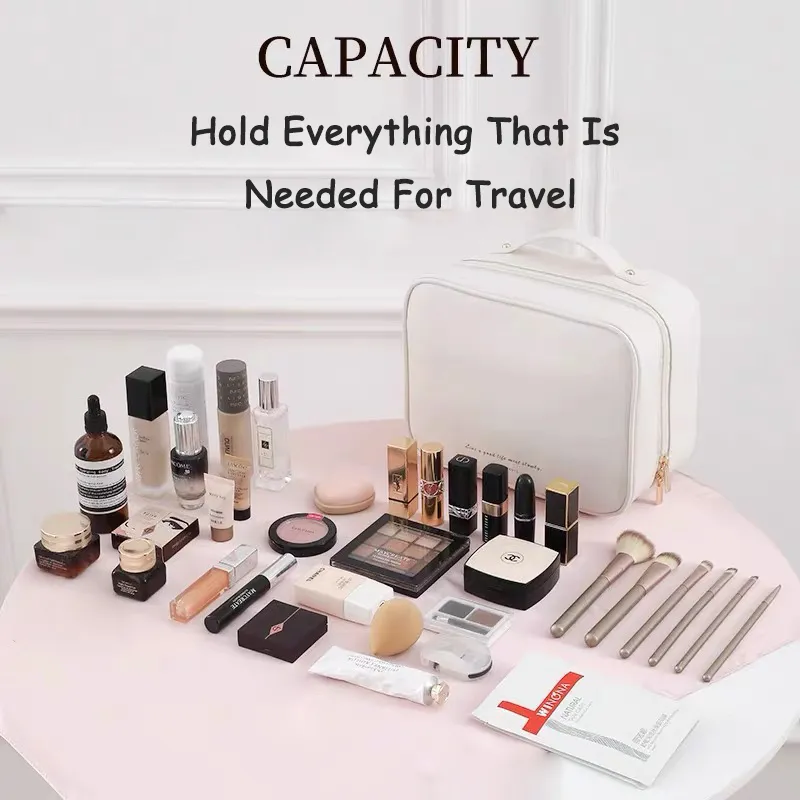 Multi-Compartment Toiletry Cosmetics Bag - Image 2