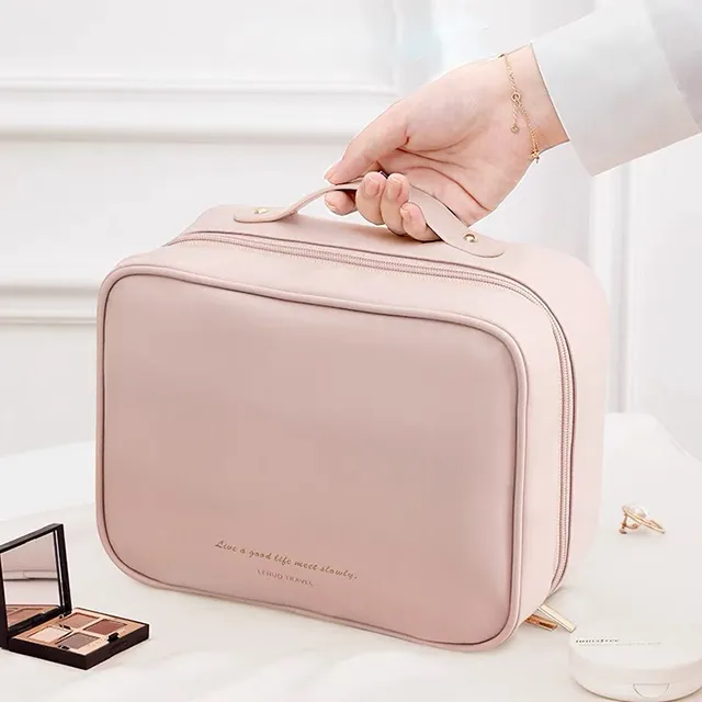 Multi-Compartment Toiletry Cosmetics Bag - Image 7