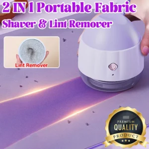 2 IN 1 Portable Fabric Shaver & Lint Remover