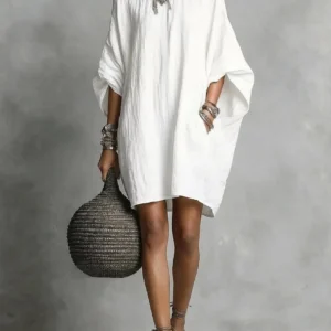 🔥Summer Casual Dress, Relaxed Fit  Oversized Tunic for Beach & Vacation