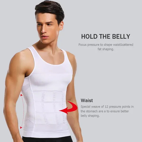 🔥Men's Slimming Compression Vest for Abdomen and Waist Control - Image 4