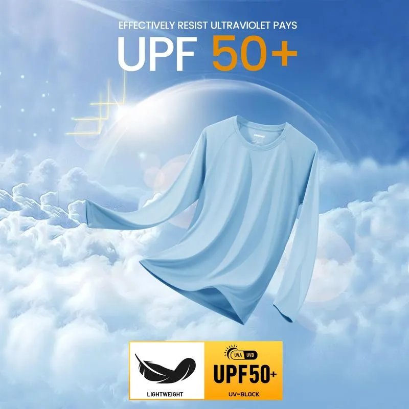 🔥Men's UPF 50+ Long Sleeves Shirts Quick Dry Lightweight T-Shirt - Image 17