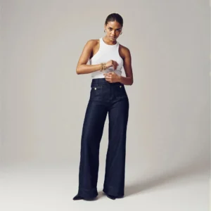👖Tummy Control Sailor Wide Leg Jeans