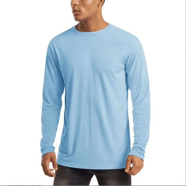 🔥Men's UPF 50+ Long Sleeves Shirts Quick Dry Lightweight T-Shirt - Image 7