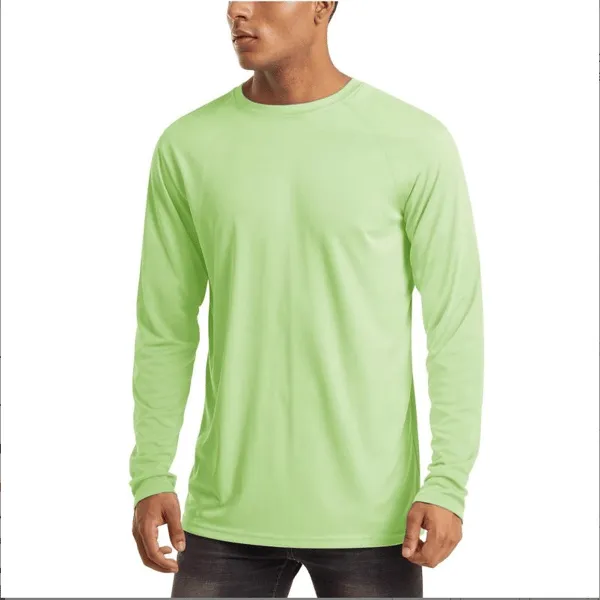 🔥Men's UPF 50+ Long Sleeves Shirts Quick Dry Lightweight T-Shirt - Image 4
