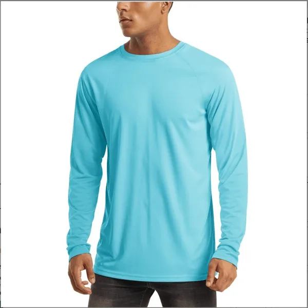 🔥Men's UPF 50+ Long Sleeves Shirts Quick Dry Lightweight T-Shirt - Image 8