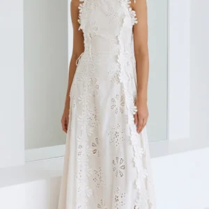 🤍 THE LACE BLOOM MAXI: ADJUSTABLE STRAPS, CROSS-BACK TIES, A-LINE DREAM — YOUR MOST ROMANTIC DRESS FOR EVERY SUN-DRENCHED MOMENT 🤍