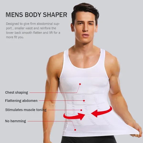🔥Men's Slimming Compression Vest for Abdomen and Waist Control - Image 2