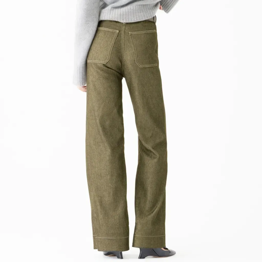 👖Tummy Control Sailor Wide Leg Jeans - Image 17