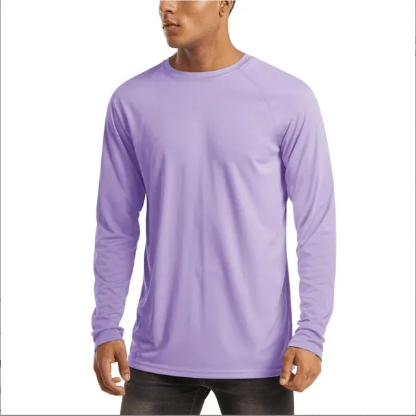 🔥Men's UPF 50+ Long Sleeves Shirts Quick Dry Lightweight T-Shirt - Image 5