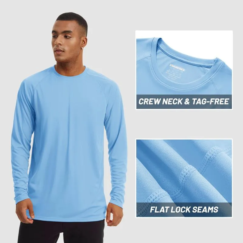 🔥Men's UPF 50+ Long Sleeves Shirts Quick Dry Lightweight T-Shirt - Image 19