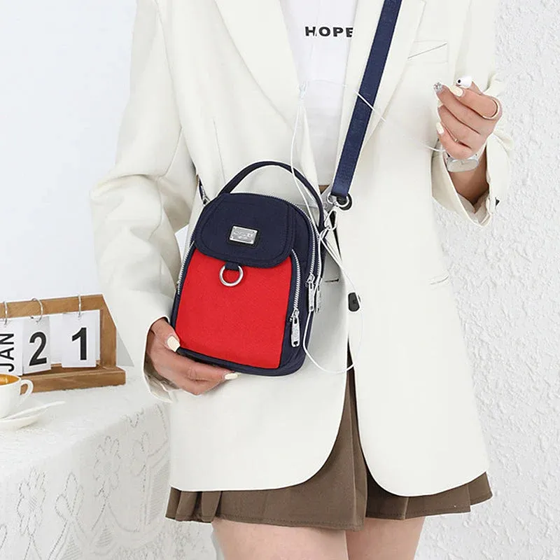 2024 Waterproof Women Crossbody Bag, Elegant Oxford Messenger Bags Simple for Work - Image 2