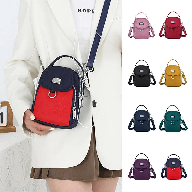 2024 Waterproof Women Crossbody Bag, Elegant Oxford Messenger Bags Simple for Work - Image 15