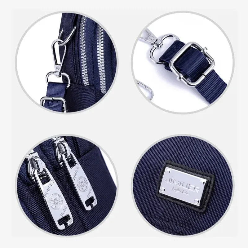 2024 Waterproof Women Crossbody Bag, Elegant Oxford Messenger Bags Simple for Work - Image 7