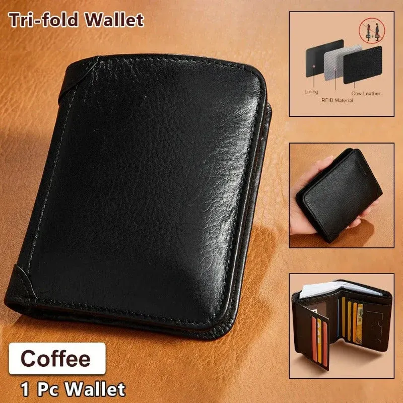 Ultra Slim RFID Leather Bifold - Image 10