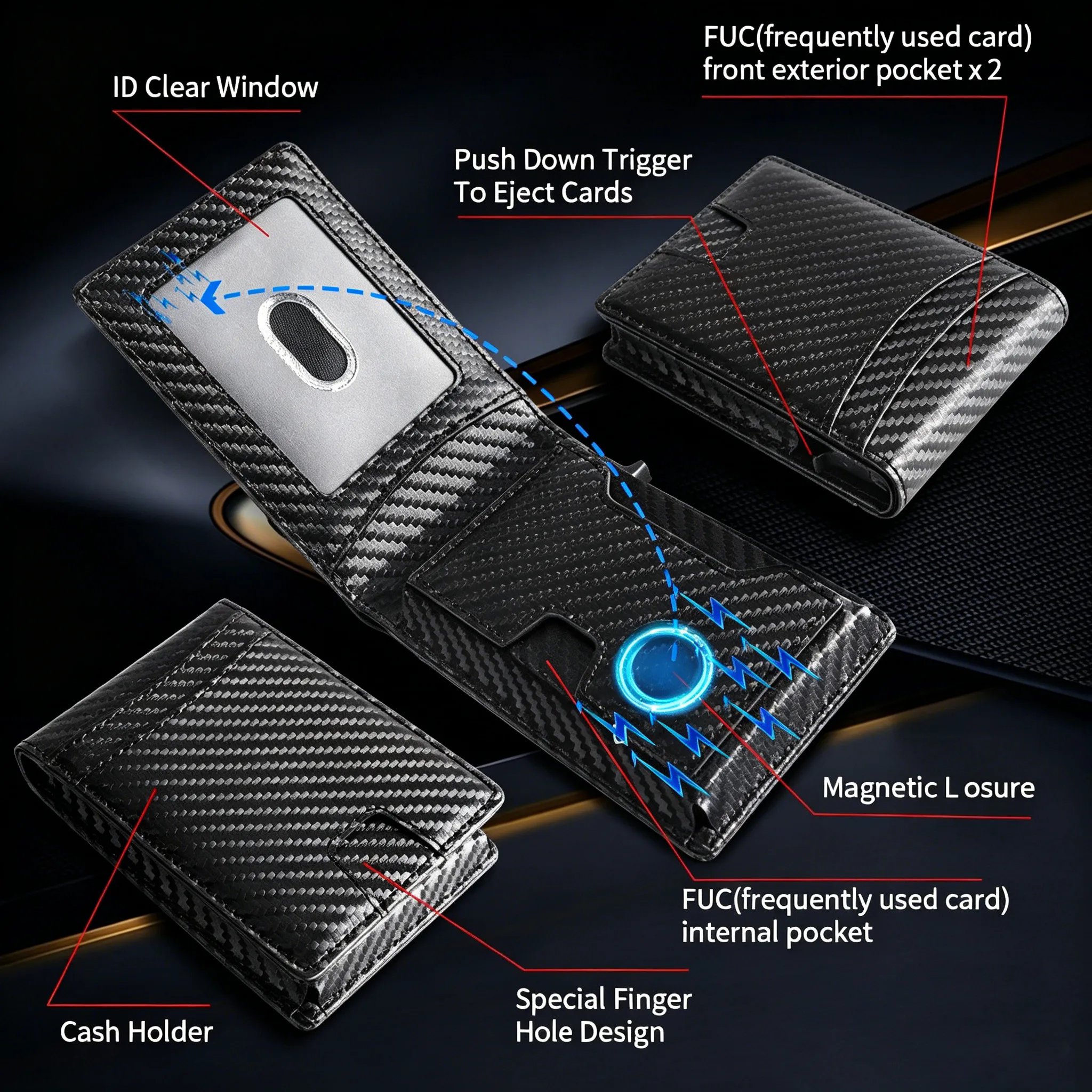 👛 RFID-Blocking Pop-Up Wallet - Image 11