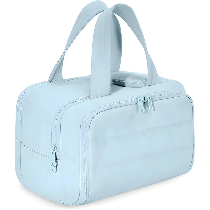 Large Capacity Wide-Open Travel Cosmetic Bag - Image 10