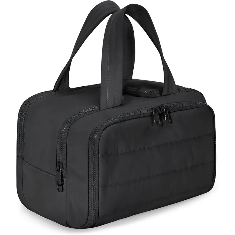 Large Capacity Wide-Open Travel Cosmetic Bag - Image 7