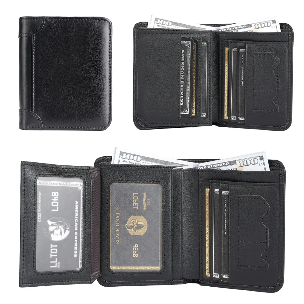 Ultra Slim RFID Leather Bifold - Image 12