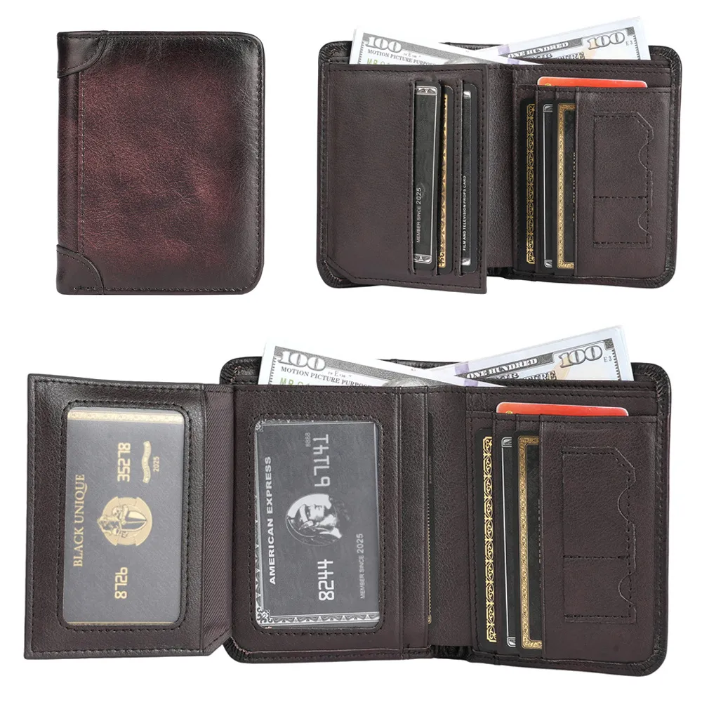 Ultra Slim RFID Leather Bifold - Image 13