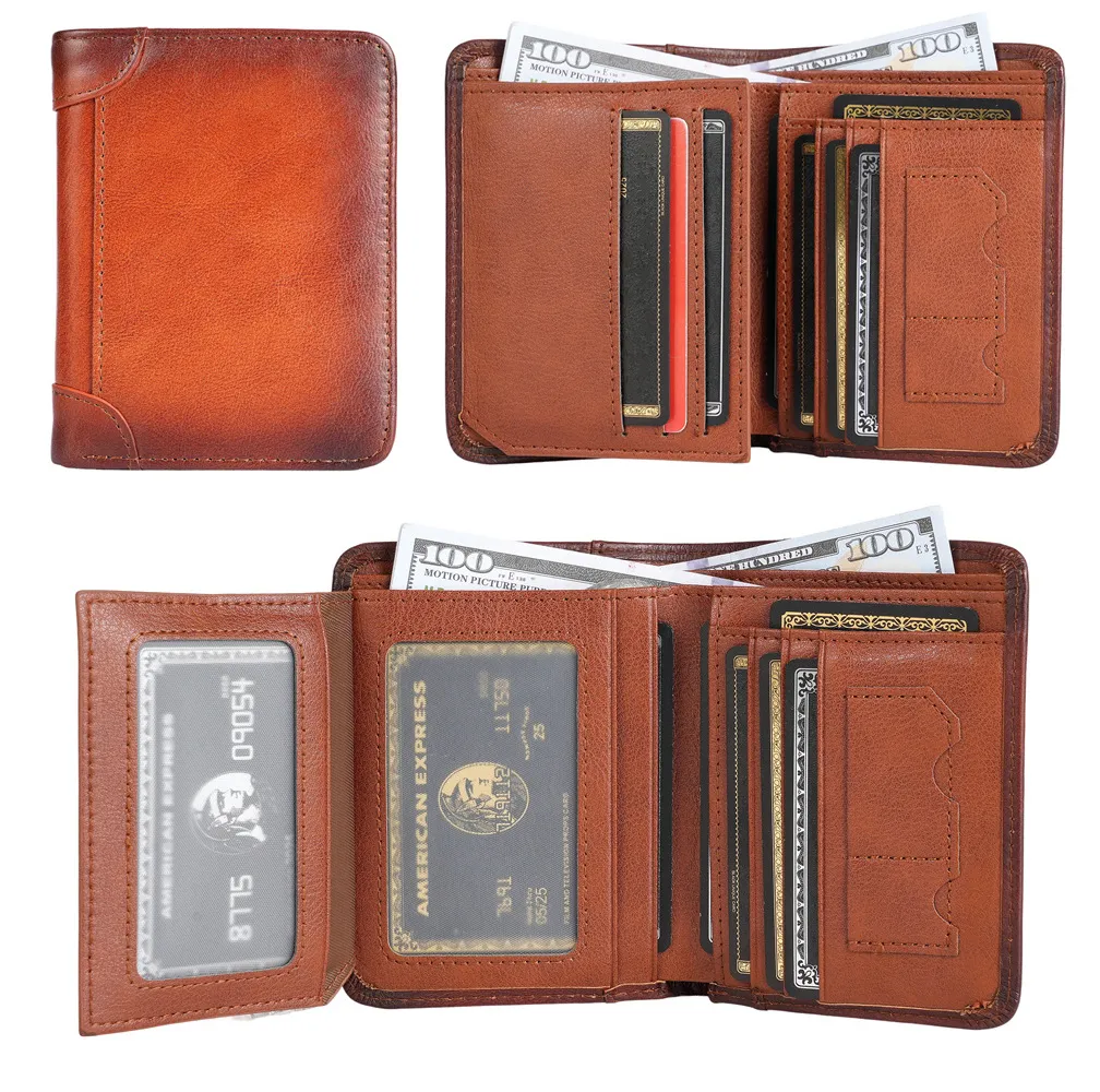 Ultra Slim RFID Leather Bifold - Image 4