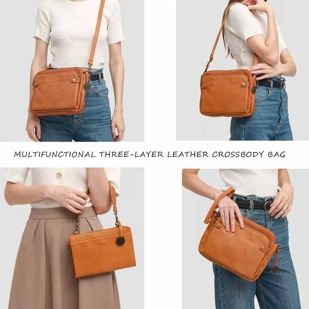 🔥Hot Sale 48% OFF🔥🔥-Crossbody Leather Shoulder Bags and Clutches - Image 5