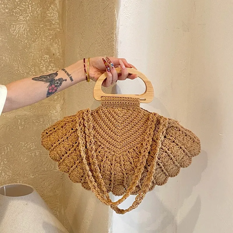 ✨Handmade Crochet Shell Bag - Image 5