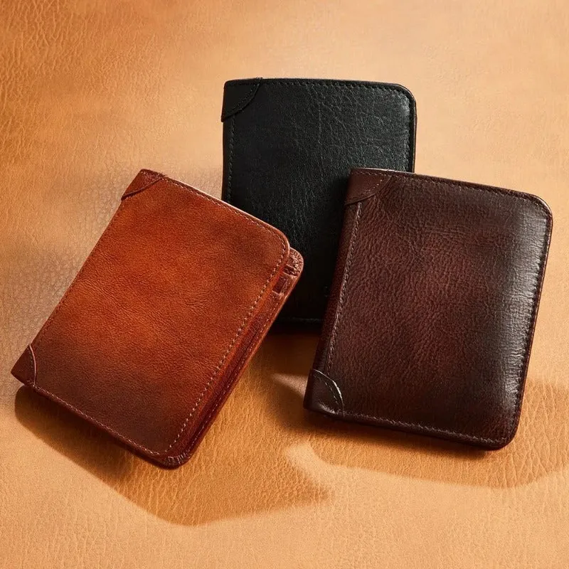 Ultra Slim RFID Leather Bifold