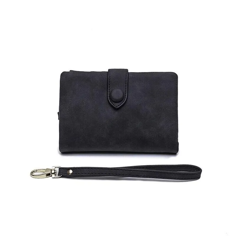 Small trifold leather wallet for women - Image 16